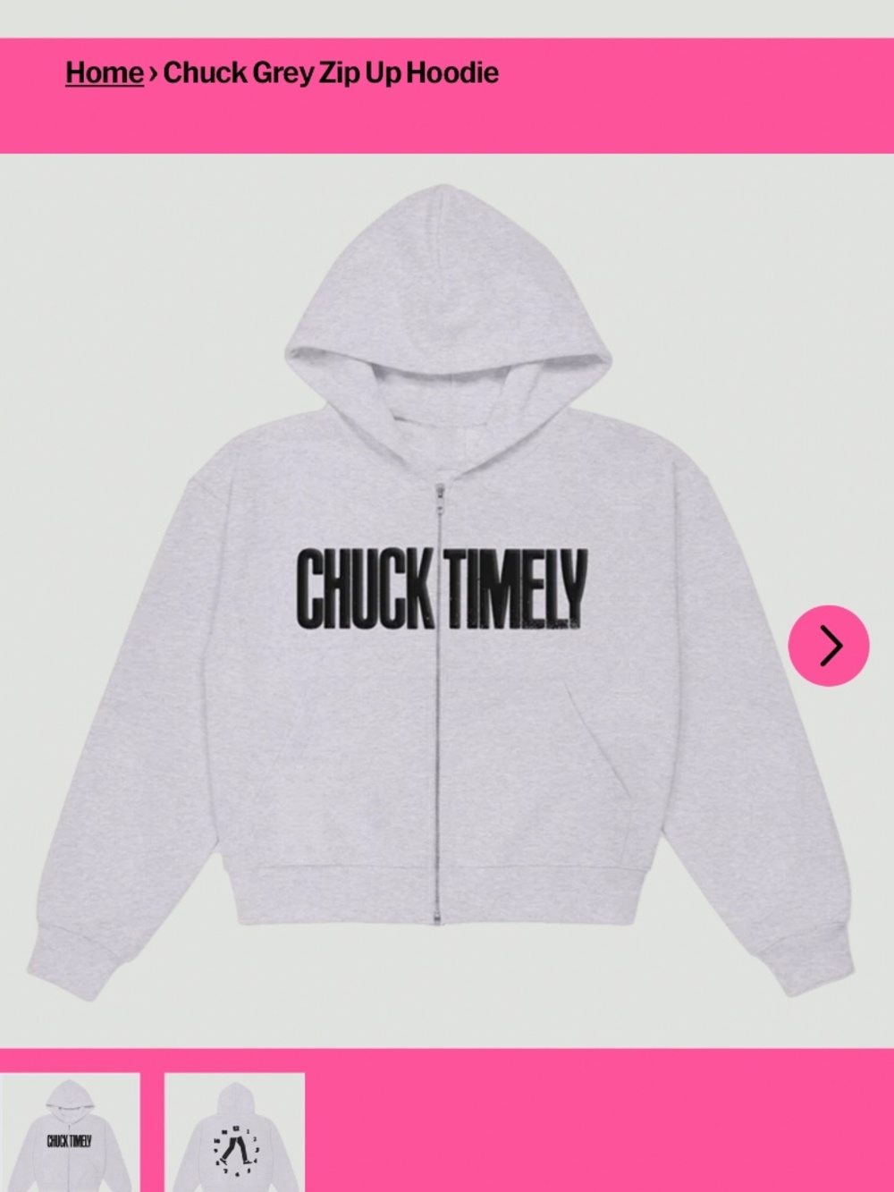 Chuck Timely Zip-up